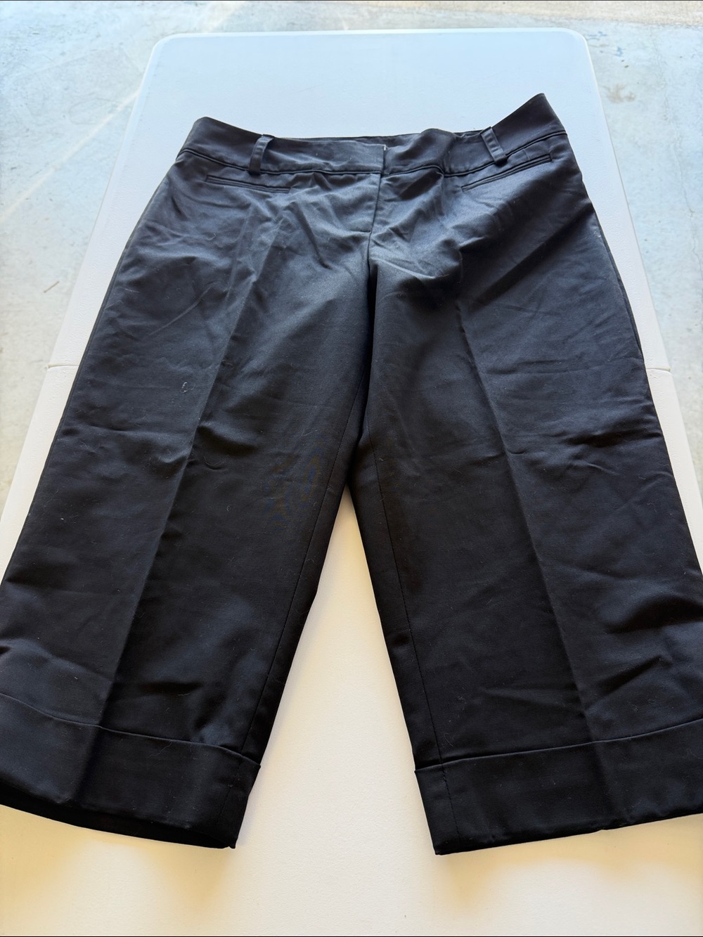 Woman’s apt. 9 Maxwell Capris Black Dress Capris, Size 14